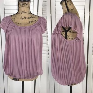 Apt. 9 Short sleeve ruffled blouse